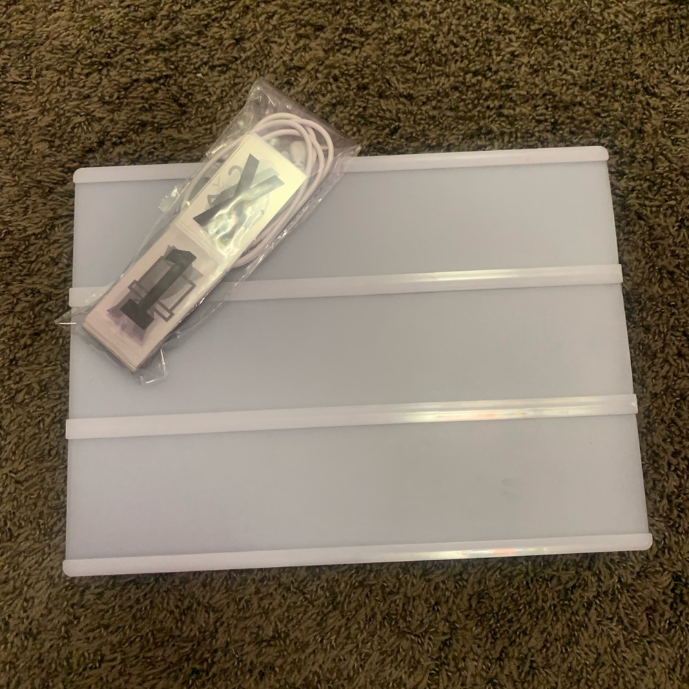 Light up letter box